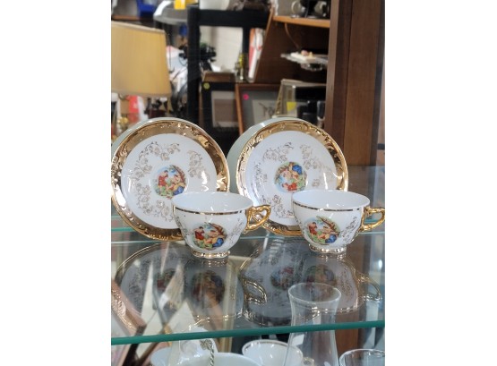 2 Bavarian Cup  And Saucers
