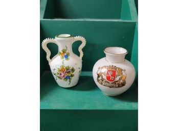 2 Mini Vases