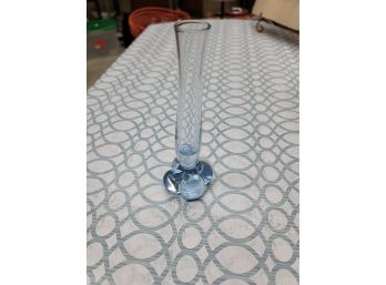Mini Blue Blown Glass Vase