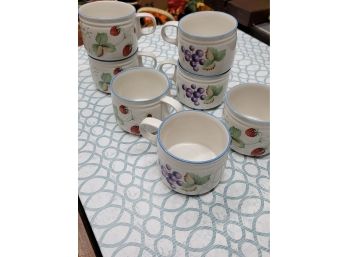 Set Of 7 Mugs