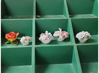 Miniature Bisque Flowers