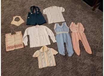 Vintage Lot Of Baby Clothes