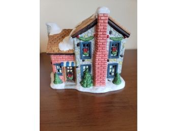 5' Bisque Christmas House