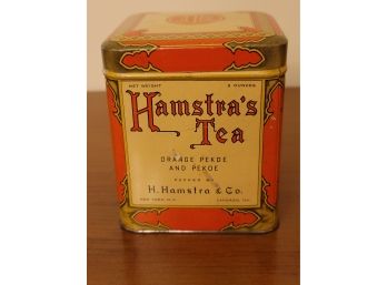 Hamstra's Tea Tin