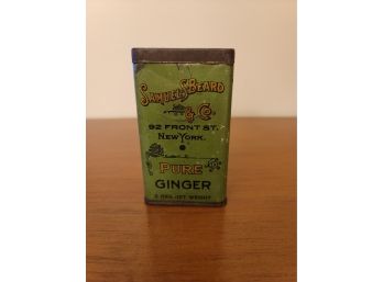 Samuel S Beard & Co Pure Ginger Tin