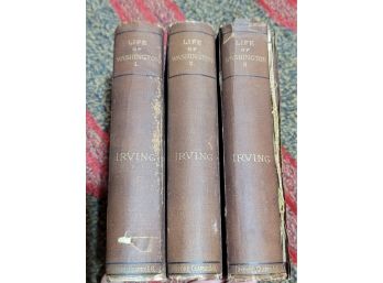 1800s Volumes 1,2&3 The Life Of Washington By Washington Irving
