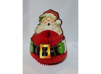 1982 Beistle Honeycomb 2 Sided Santa