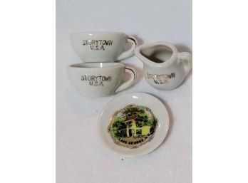 1960s Mini Childs Tea Set Pieces From Story Town Lake George