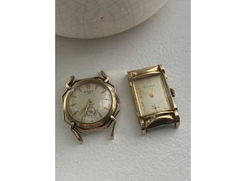 Lot Of 2 Gold Filled Watches