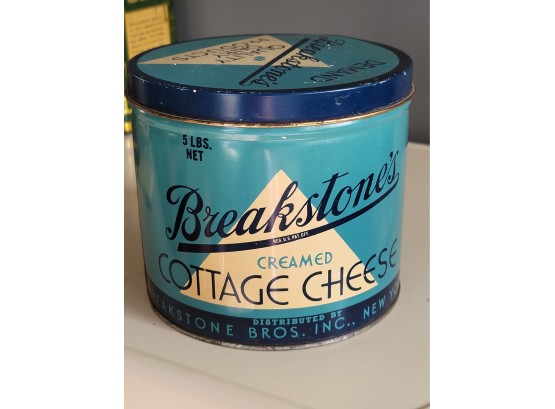 5 Lb Breakstone  Creamed Cottage Cheese Tin