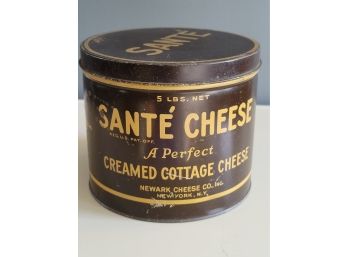 5lb Sante Cheese Creamed Cottage Cheese Tin #1