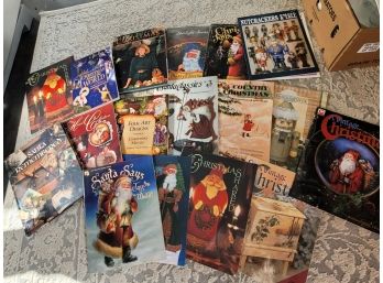 Lot Of Christmas Art And Homemaking Books