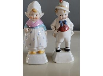 German Boy And Girl Statues