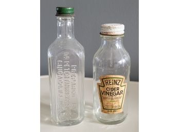 Medicine Bottle & Vinegar Bottle