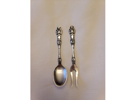 Th. Martinson Norway Cocktail Fork And Spoon