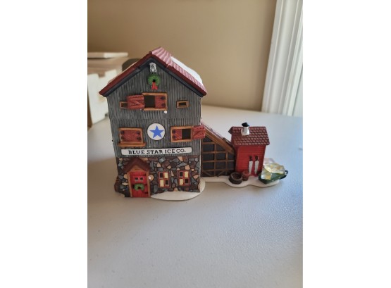 Dept 56 Blue Star Ice Co Lighted House