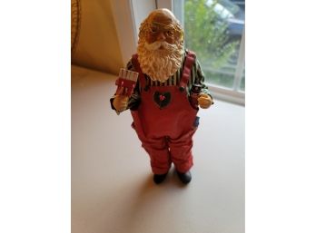 Clothtique Red Overall Santa