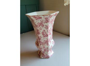 10' Red Toile Vase