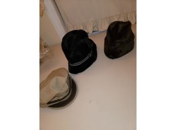 3 Vintage Mens Hats #2