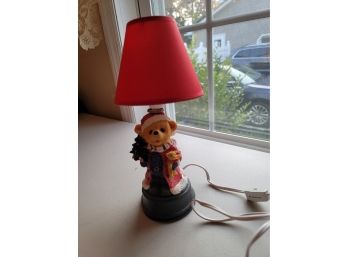 Christmas Teddy Bear Lamp