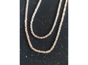 Sterling Silver Set - 20' Necklace - 8' Bracelet