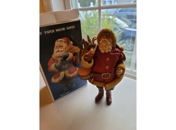 Kurt Adler Paper Mache Santa