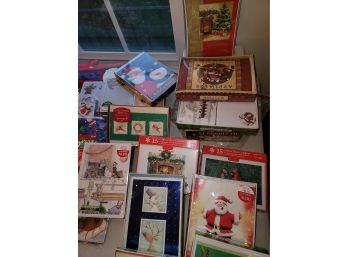 Huge Assortment Of Christmas Cards, Wrap, Tags And Bags