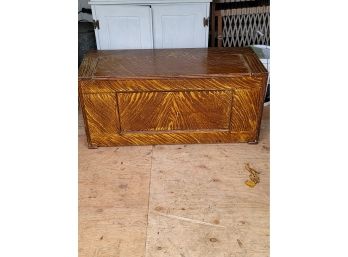 1920s Hand Made Hand Grained Trunk