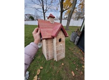 Unused Wood Birdhouse