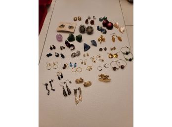 Earring Collection , Clip On, French Wire, Sterling And More