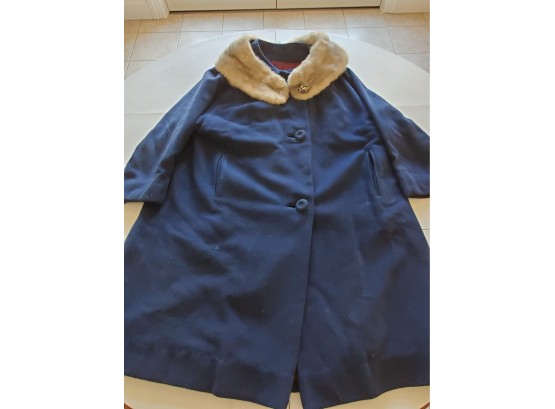 Vintage 100% Cashmere Ladies Coat