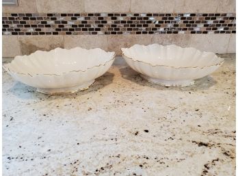 Pair Of Large Lenox Bowls