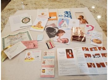 1960s Baby Information  Lot