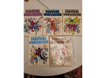 1987 Official Handbooks Of The Marvel Universe - 5 Books
