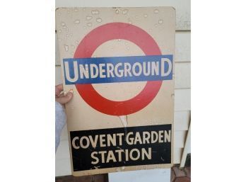 Underground Covent Garden Station Sign