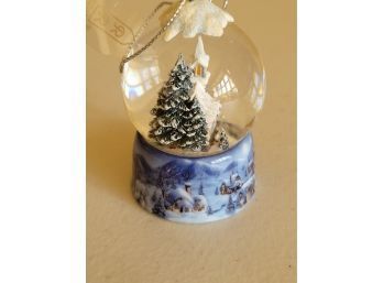 Mini Snow Globe Ornament
