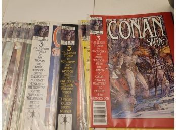 1980s Marvel Conan Saga Comics -51 In All