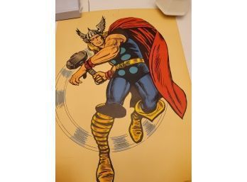1960s Mini Poster - Rare - Thor