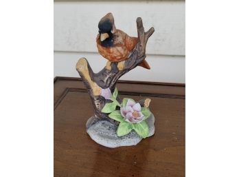 Bisque Bird Figurine