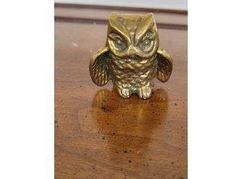 Mini Brass Owl