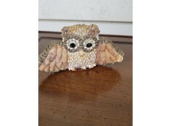 Shell Art Owl