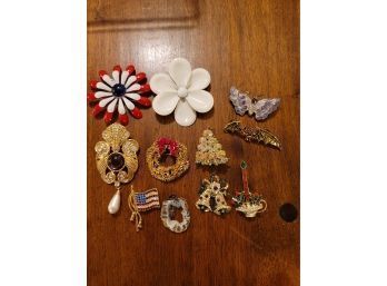 Collection Of Vintage Pins
