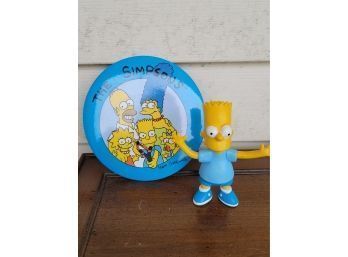 Bart Simpson And The Simpsons Button