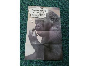 Vintage Gorilla Poster