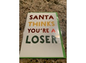 Christmas Card Unused
