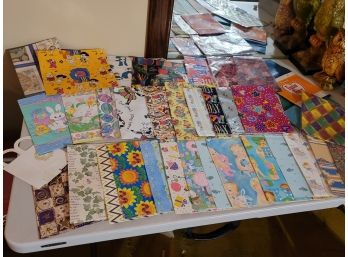 Vintage Wrapping Paper Lot
