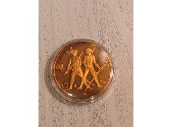 Gemini Zodiac Coin In Case