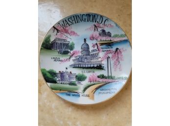 Souvenir Washington DC Plate