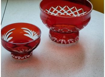 Gorgeous Matching Crystal Bowls