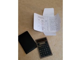 Ultra Thin Solar Calculator